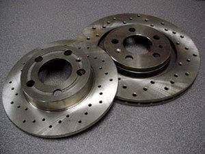 Mk4 Zimmerman X Drilled Front Rotors (set of 2)