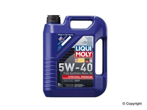 Liqui Moly Synthetic Premium 5w40 Motor Oil (5 Liter bottle) (MK3) (MK4-ALH)
