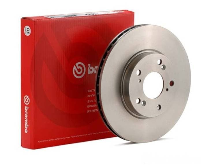 Brembo Rear Rotor set 272mm Golf Mk6 and Mk7 and Jetta and Sportwagen Mk5, Mk6, Mk7 and Golf Sportwagen Mk7