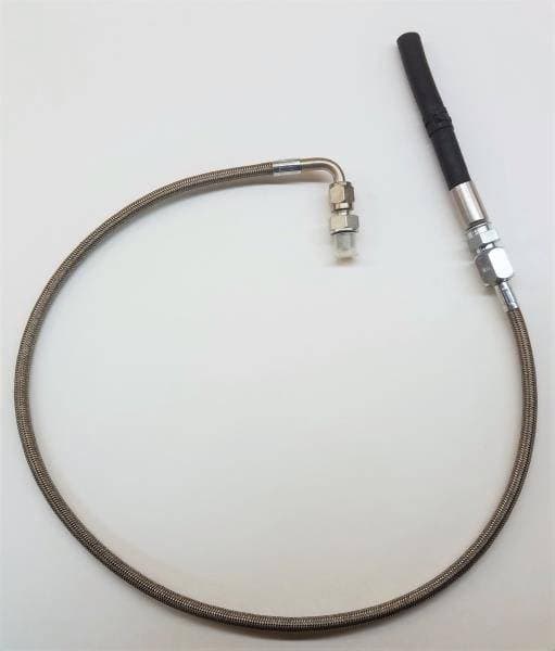 Braided Steel Turbo Oil Supply Line for TDI (PD140 / PD140+)