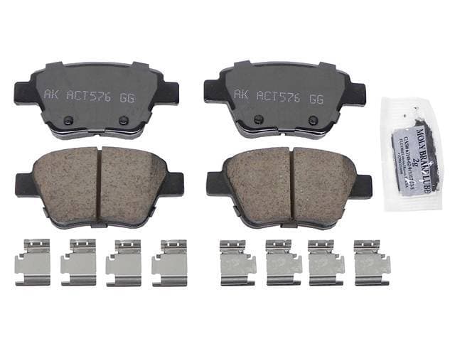 Akebono Euro Ceramic Rear Brake Pads (Mk6) (Late Mk5) (272mm) 