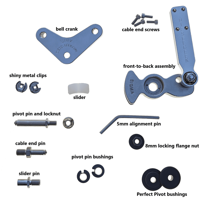 Sigma 6 Speed Short Shift Kit 