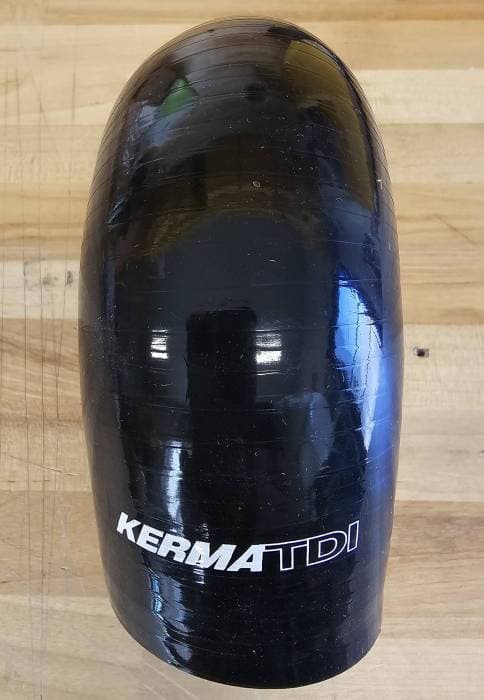 Side Mount Intercooler Upper Piping 90 degree silicone