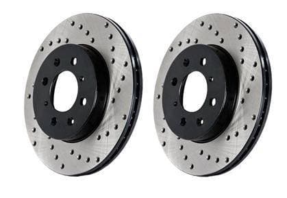 Stoptech Cross Drilled Front Rotors (Mk4)- 280mm