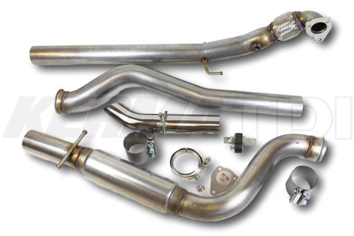 3 inch TDI Stainless Turbo-back Exhaust System MK4 v.2 (Complete System)